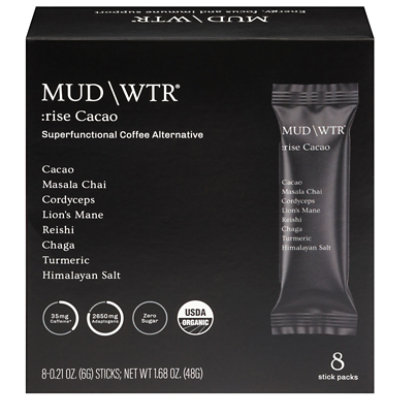 Mud Water Cacao 8 Serving Sticks - 1.68 OZ - Image 1