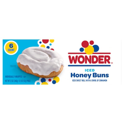 Wonder Iced Honey Buns - 12 OZ - Image 4