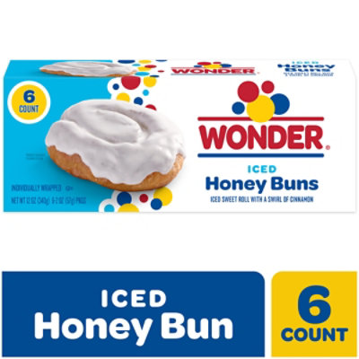 Wonder Iced Honey Buns - 12 OZ - Image 2