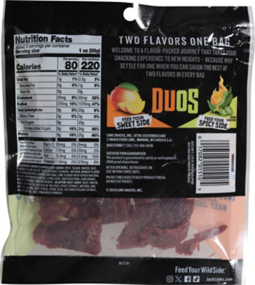 Jack Links Duos Jalapeno & Mango 2.85oz - 2.85 OZ - Image 5