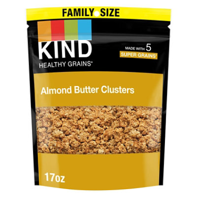 KIND Healthy Grains Almond Butter 10g Protein Granola - 17 Oz - Image 1