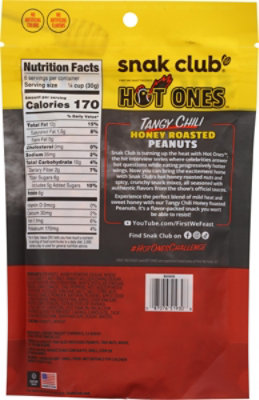 Snak Club Peanut Roasted Tangy Chili Honey - 6 OZ - Image 5