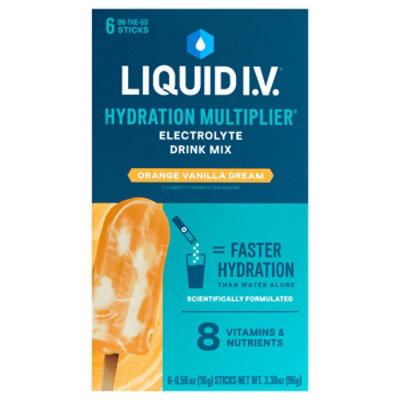 Liquid I V  Orange Vanilla Dream, 6ct - 6 CT - Image 2