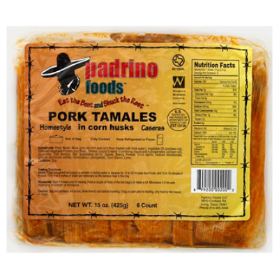 Madrina Pork Tamales 15 Oz - 15 OZ - Image 1