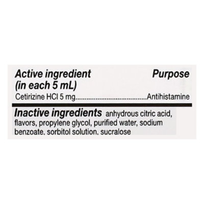 Children's Zyrtec Hives Relief Grape 4fz Age 6plus - 4 FZ - Image 3