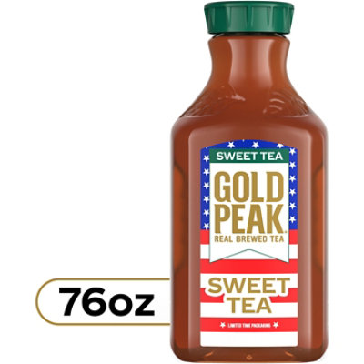 Gold Peak Sweetened Black Tea Bottle 76 Fl Oz - 76 FZ - Image 1