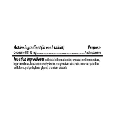 Zyrtec 10mg Hives Relief Tablets 30ct - 30 CT - Image 3