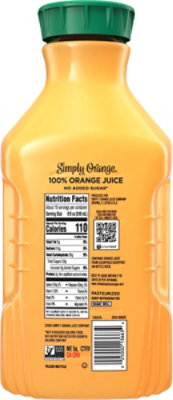 Simply Orange Pulp Free Juice Bottle, 76 Fl Oz - 76 FZ - Image 6