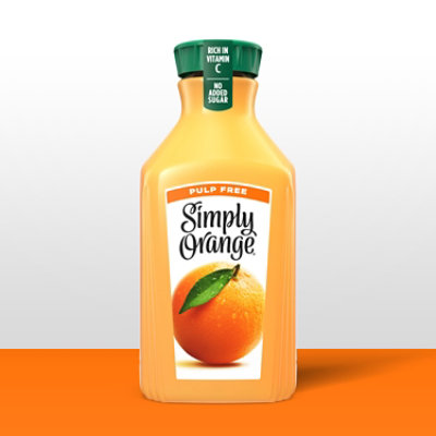Simply Orange Pulp Free Juice Bottle, 76 Fl Oz - 76 FZ - Image 4