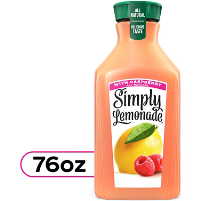 Simply Lemonade W/ Raspberry Bottle, 76 Fl Oz - 76 FZ - Image 1