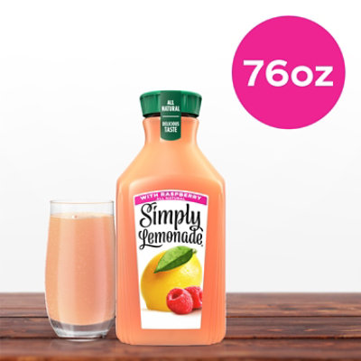 Simply Lemonade W/ Raspberry Bottle, 76 Fl Oz - 76 FZ - Image 5
