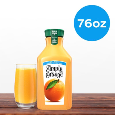 Simply Orange Juice Calcium Bottle, 76 Fl Oz - 76 FZ - Image 5