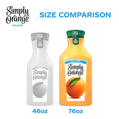 Simply Orange Juice Calcium Bottle, 76 Fl Oz - 76 FZ - Image 2