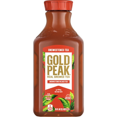 Gold Peak Unsweetened Black Tea Bottle, 76 Fl Oz - 76 FZ - Image 1