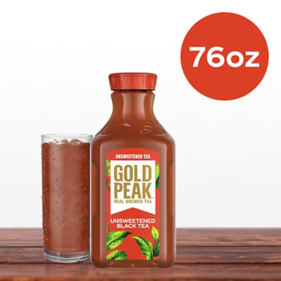 Gold Peak Unsweetened Black Tea Bottle, 76 Fl Oz - 76 FZ - Image 5