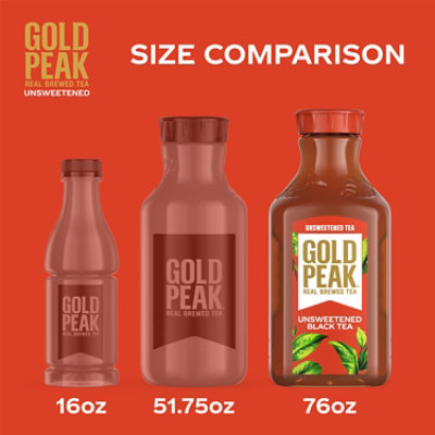 Gold Peak Unsweetened Black Tea Bottle, 76 Fl Oz - 76 FZ - Image 2