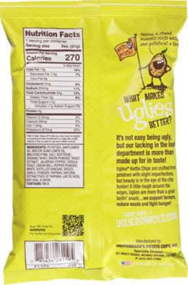 Uglies Jalapeno Kettle Chips - 2 OZ - Image 6