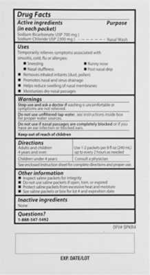 Signature Select Sinus Rinse Premixed Packets 50 Ct - 50 CT - Image 4