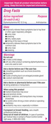Benadryl 12.5mg Allergy Liquid Wild Cherry 4fz - 4 FZ - Image 4
