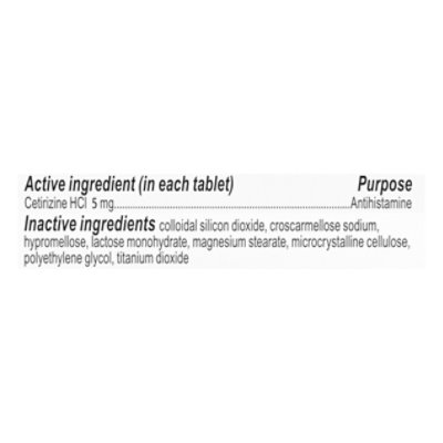 Zyrtec Allergy 5mg Tablet 35ct - 35 CT - Image 3