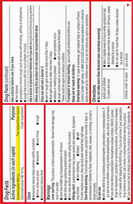 Tylenol Extra Strength Cold Severe Cough Day Caplets 24ct - 24 CT - Image 5