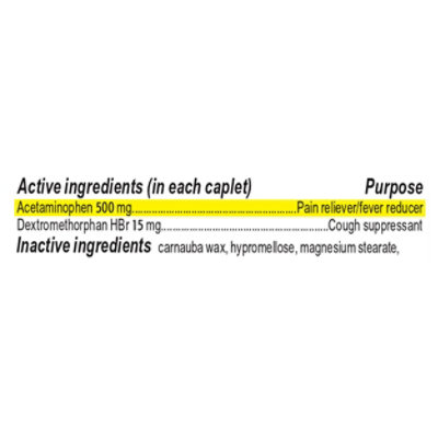 Tylenol Extra Strength Cold Severe Cough Day Caplets 24ct - 24 CT - Image 4