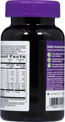 Sambucus Zero Sugar Kids Gummy - 50 CT - Image 4