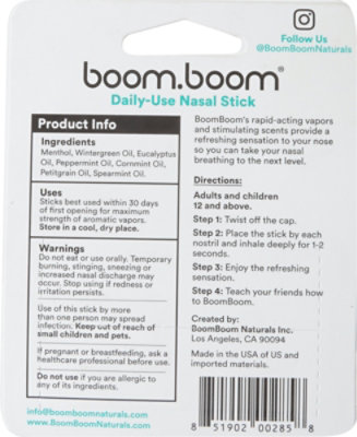 Boomboom Nasal Stick Wintermint 2pk - 2 CT - Image 5