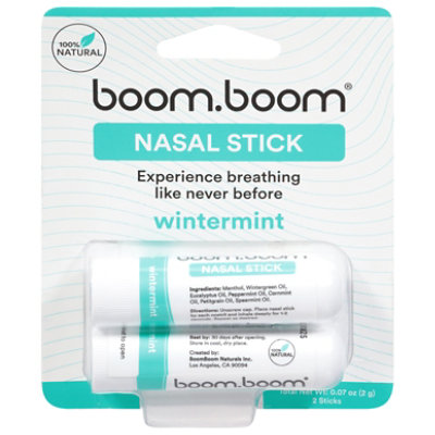 Boomboom Nasal Stick Wintermint 2pk - 2 CT - Image 1