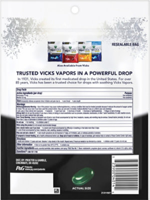 Vicks Vapocool Severe Medicated Confectionary Cough Wintergreen - 30 CT - Image 4