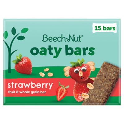 Beech-nut Oaty Bars With Fruit & Whole Grain Strawberry Toddler Snack Bar 15 Bars - 11.64 OZ - Image 1