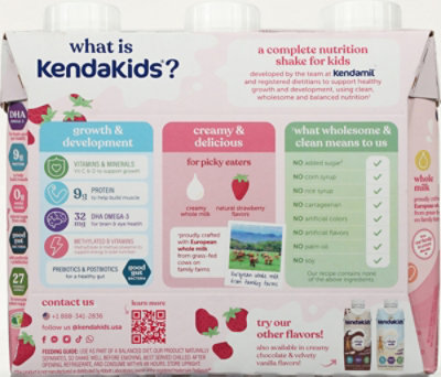 Kendakids Vita Boost Shake - Strwbry - 6-8 FZ - Image 5