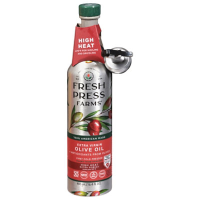 Fresh Press Farms Olive Oil Extra Virgin High Heat - 16.4 FZ - Image 1