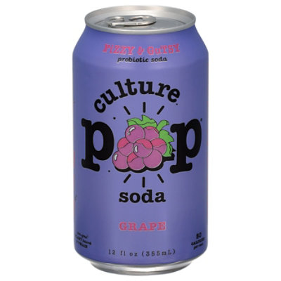 Culture Pop Probiotic Grape 12fz - 12 FZ - Image 1