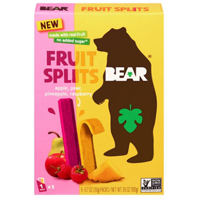 Bear Yoyo Fruit Splits Raspberry Pineapple - 3.5 OZ - Image 2