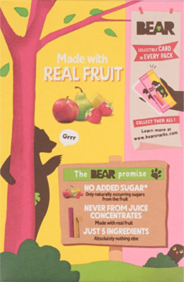 Bear Yoyo Fruit Splits Raspberry Pineapple - 3.5 OZ - Image 5