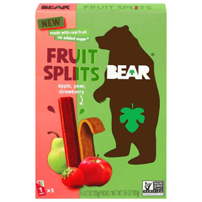 Bear Yoyo Fruit Splits Apple Strawberryunt - 3.5 OZ - Image 2