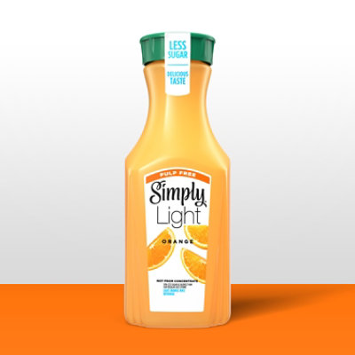 Simply Light Orange Pulp Free Bottle 46 Fl Oz - 46 FZ - Image 1