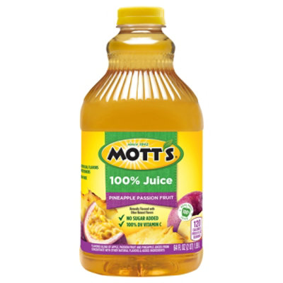 64oz Motts 100% Jce Pnapl Psnfrt Pet - 64 FZ - Image 1