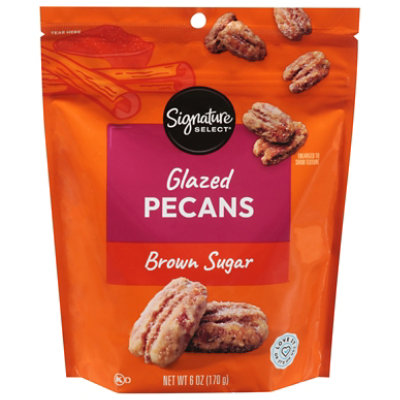 Signature Select Brown Sugar Glazed Pecans 6 Oz - 6 OZ - Image 1