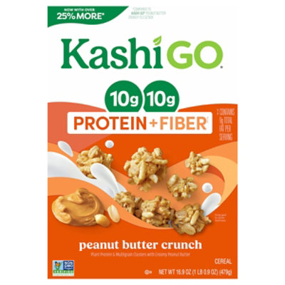 Kashi Go Cereal Peanut Butter 16.9oz - 16.9 OZ - Image 4