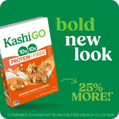 Kashi Go Cereal Peanut Butter 16.9oz - 16.9 OZ - Image 2