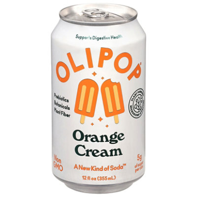 Olipop Orange Cream 12 Fz - 12 FZ - Image 1