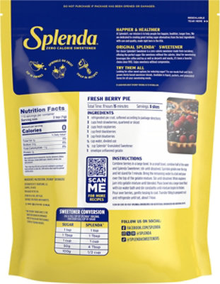 Splenda Zero Calorie Granulated Sweetener 3.8oz Pouch - 3.8 OZ - Image 5