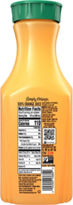 Simply Orange Medium Pulp Calcium And Vitamin D Juice Bottle 46 Fl Oz - 46 FZ - Image 6