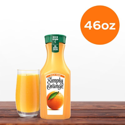 Simply Orange Pulp Free Juice Bottle, 46 Fl Oz - 46 FZ - Image 5