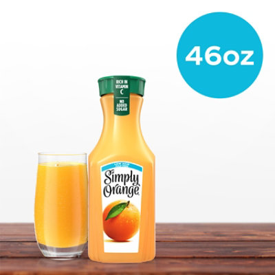 Simply Orange Low Acid Juice 100 Bottle, 46 Fl Oz - 46 FZ - Image 5