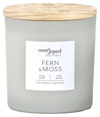 Overjoyed Boutique Engraved Lid Candle Gray Large - Each - Image 1