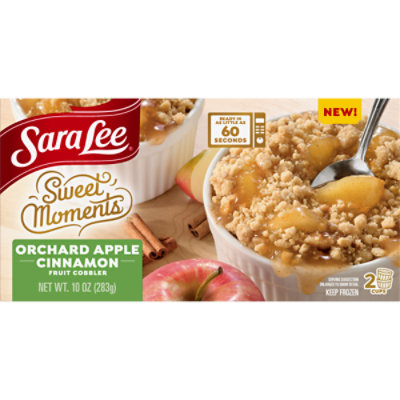 Sara Lee Cobbler Cup Apple Cinnamon 2pc - 10 OZ