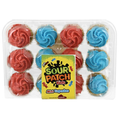 Two-bite Mini Sour Patch Kids Cupcakes - 10 OZ - Image 1